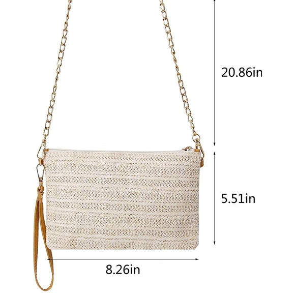 Straw handbag for women. - Picture 7 of 12